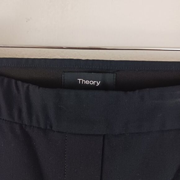 Theory truvivin approach 2 black pull on pants size 00 - Picture 4 of 9